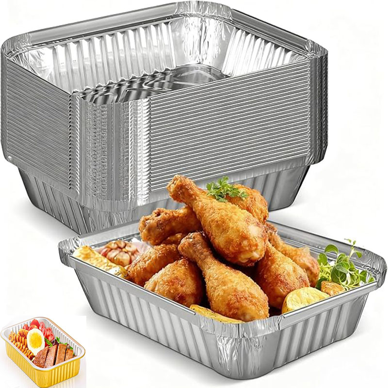 Kitchen Baking Tray Set - Aluminum Foil Pans Loaf Baking Trays