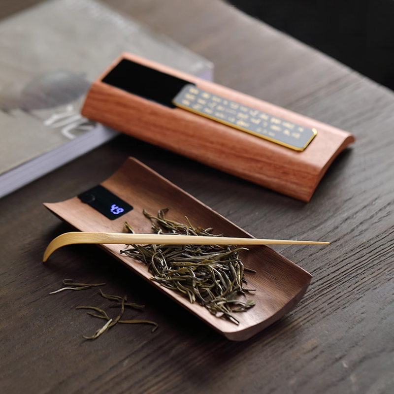 Kitchen Scale Precise - Wu Liang Solid Wood Electronic Tea