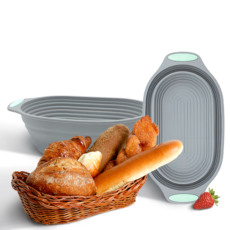 Kitchen Baking Store - 1PC Silicone Foldable Banneton Bread Proofing