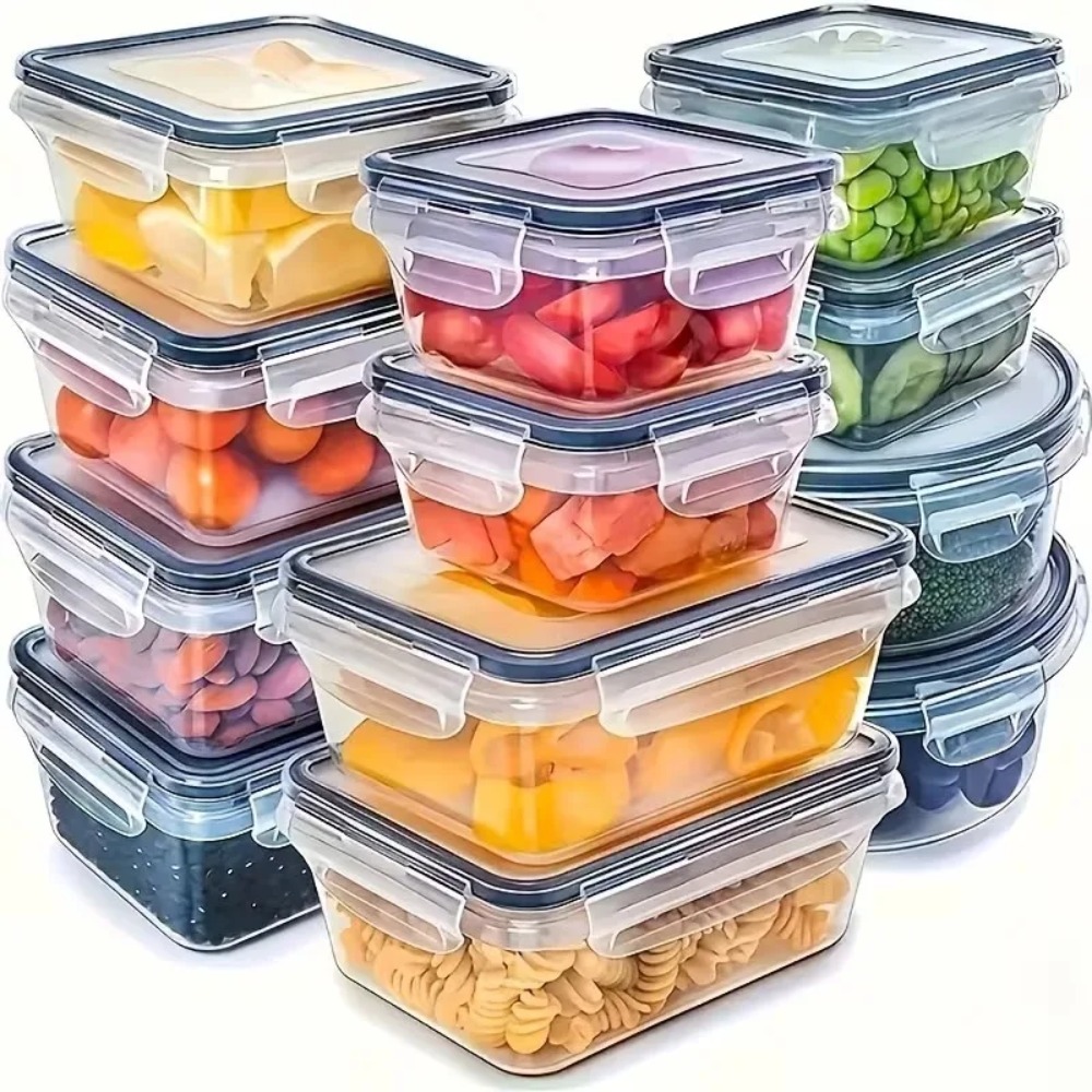 Kitchen Baking Pantry - 8pcs Airtight Food Storage Container Set