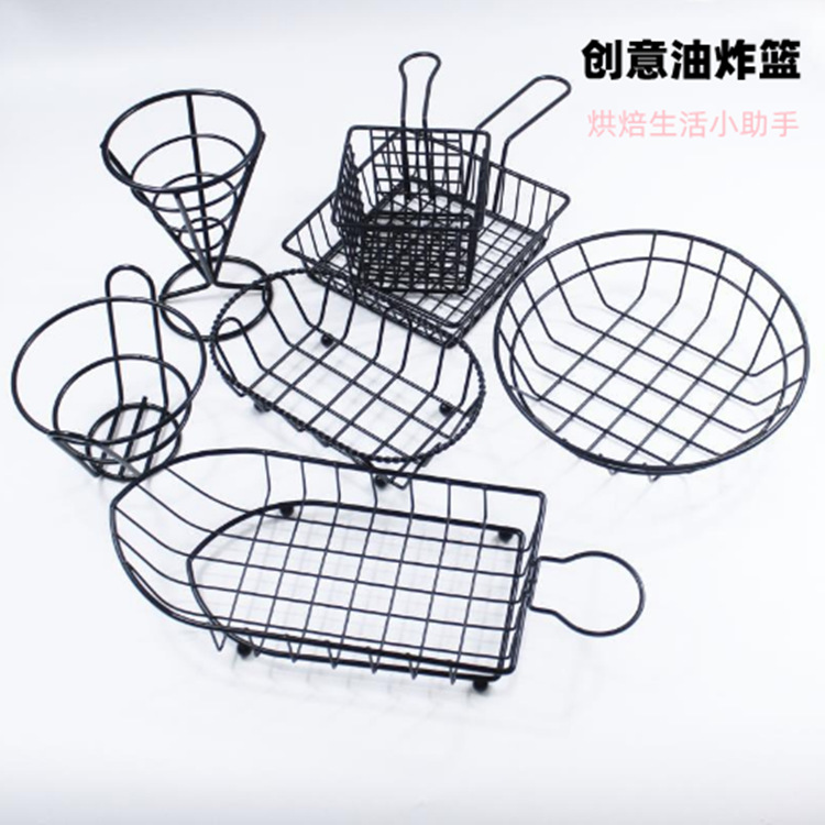 Kitchen Baking Gift Basket - Iron Kitchen Tool Set for Baking