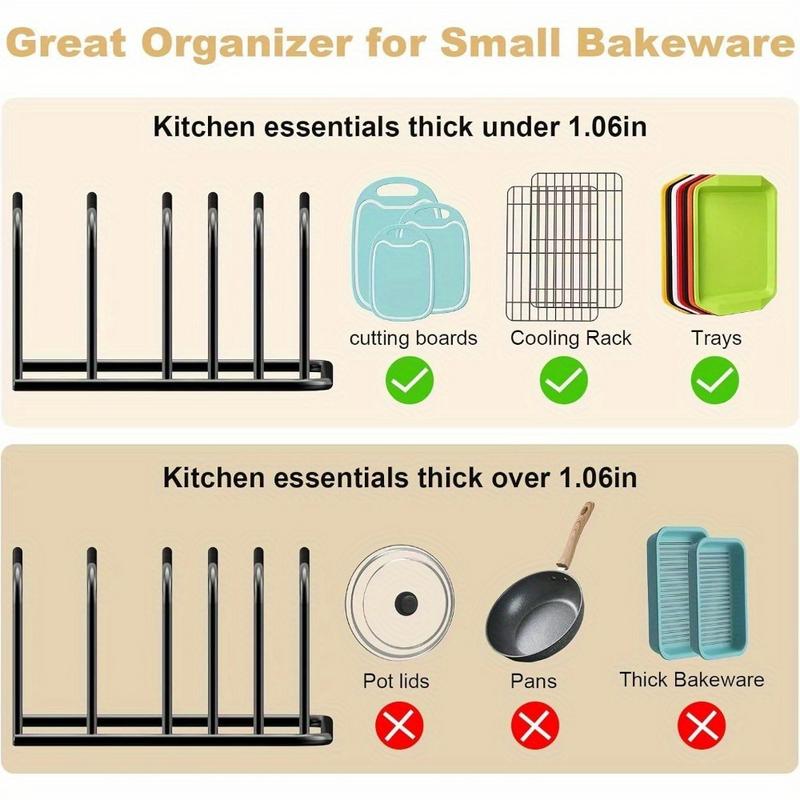 1Pc Cutting Board Organizer Ki - Kitchen Cabinet Baking Sheet Organizer review and price