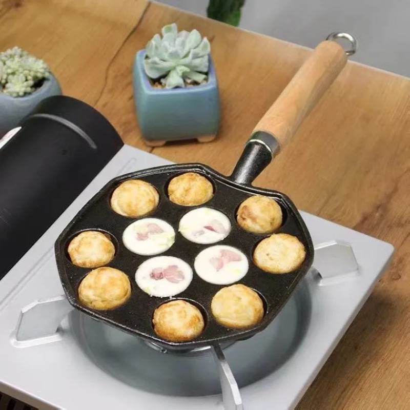 Baking Takoyaki Pan 14 Holes G - Kitchen Baking Brush review and price