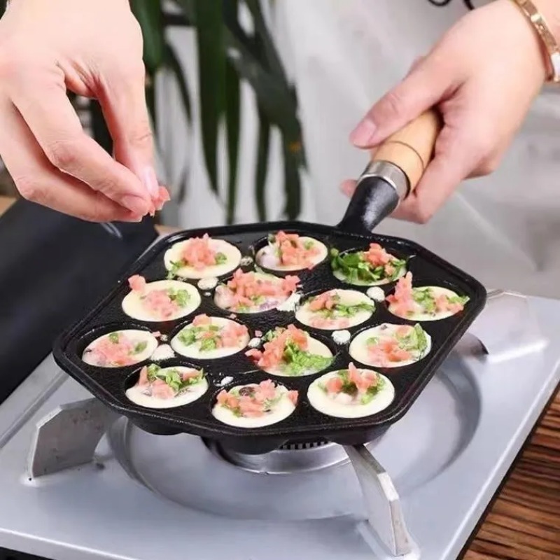 Baking Takoyaki Pan 14 Holes G - Kitchen Baking Brush review and price