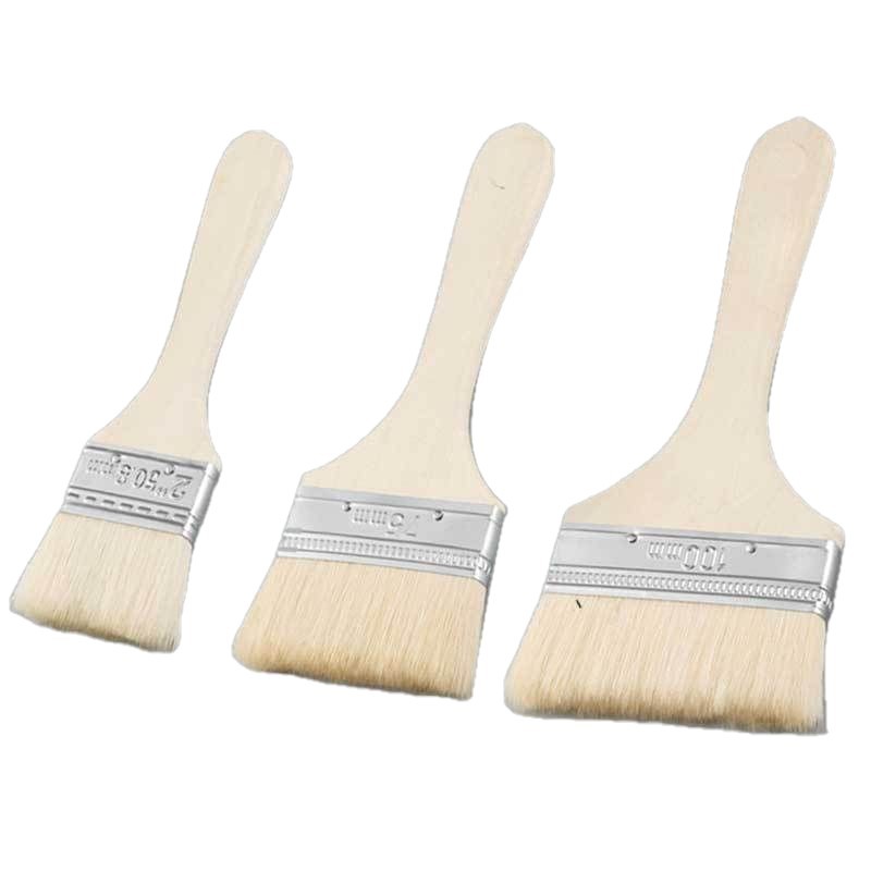 Wooden Handle Wool Brush Soft  - Kitchen Baking Brush review and price
