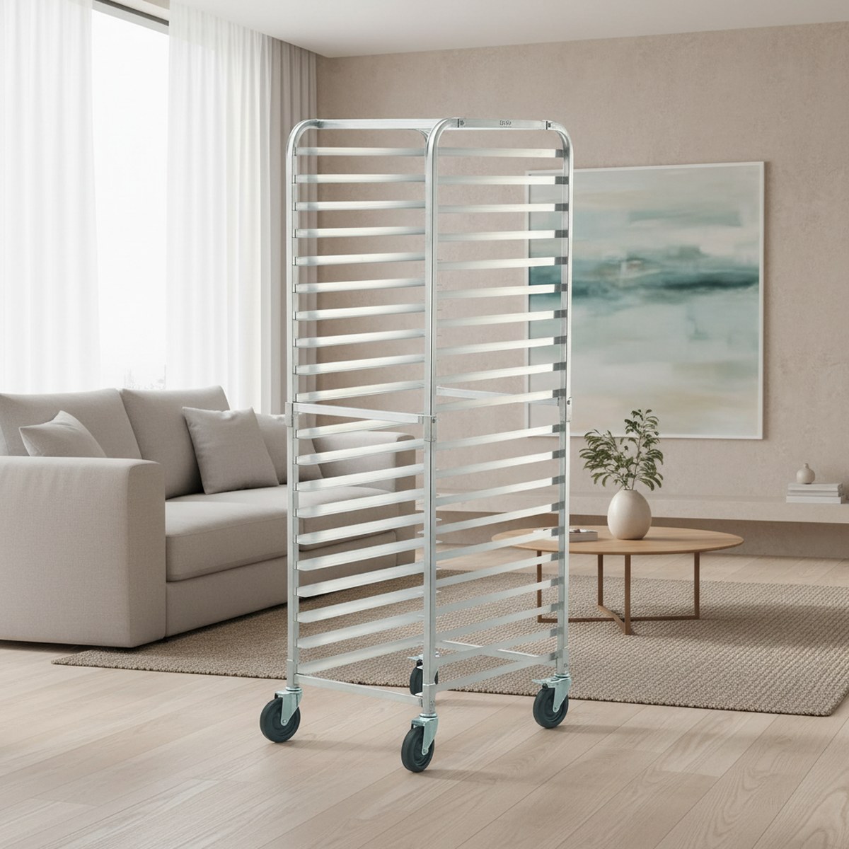 Commercial Bakery Rack 20 Tier - Kitchen Baking Trolley review and price
