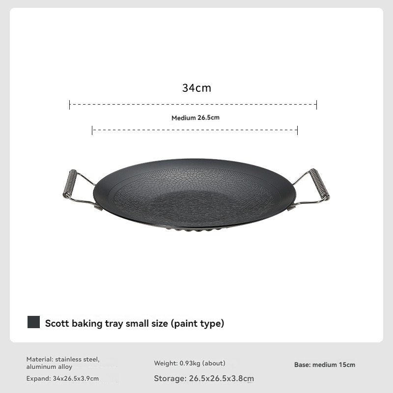 CAMPINGMOON GRW-27F Three-laye - Kitchen Baking Tray Set review and price