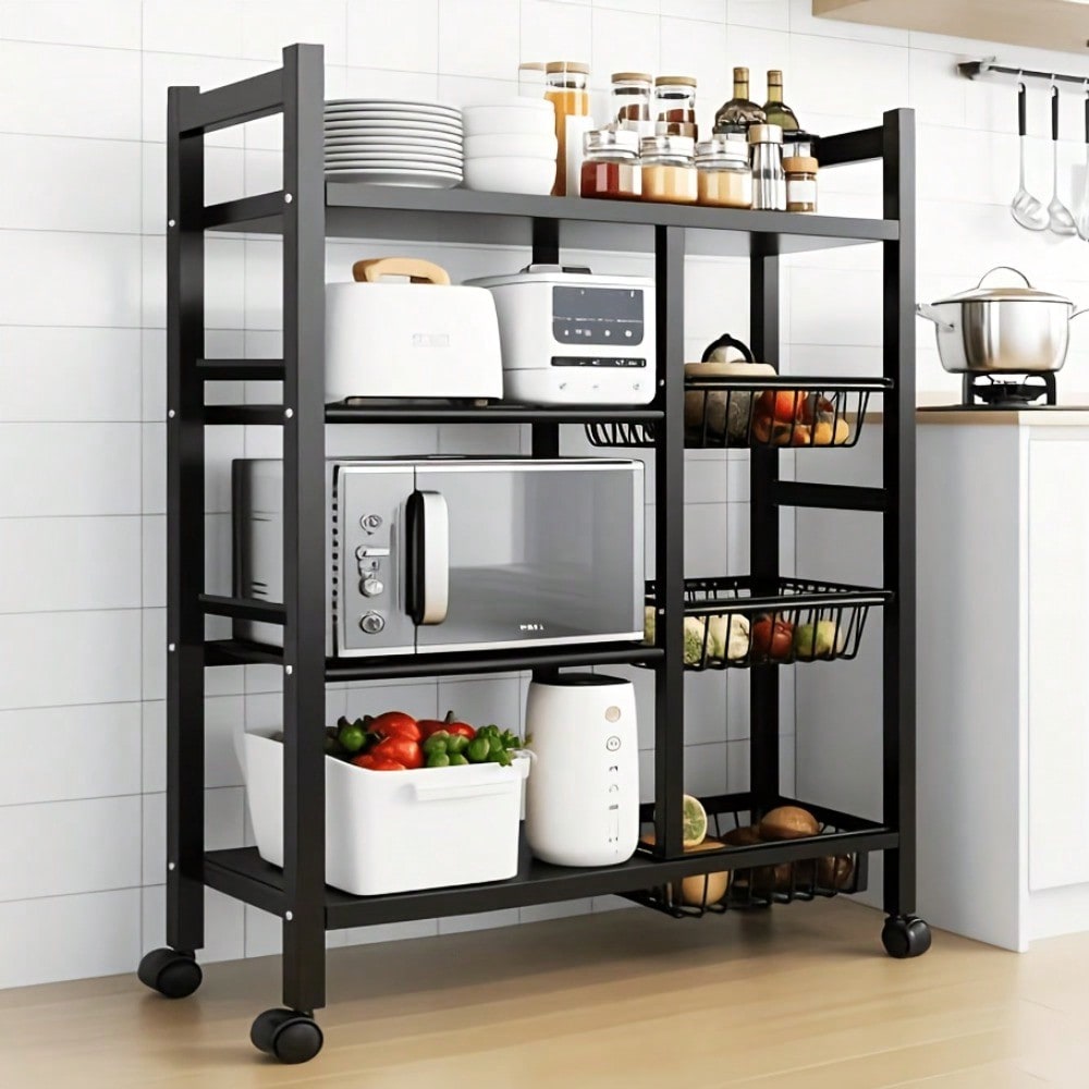 Movable Kitchen Storage Rack W - Kitchen Baking Pantry review and price