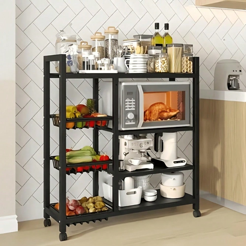 Movable Kitchen Storage Rack W - Kitchen Baking Pantry review and price