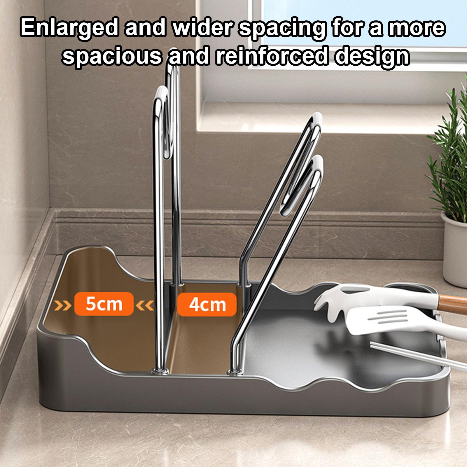 Pot Lid Holder Vertical Spoon  - Kitchen Baking Pantry review and price