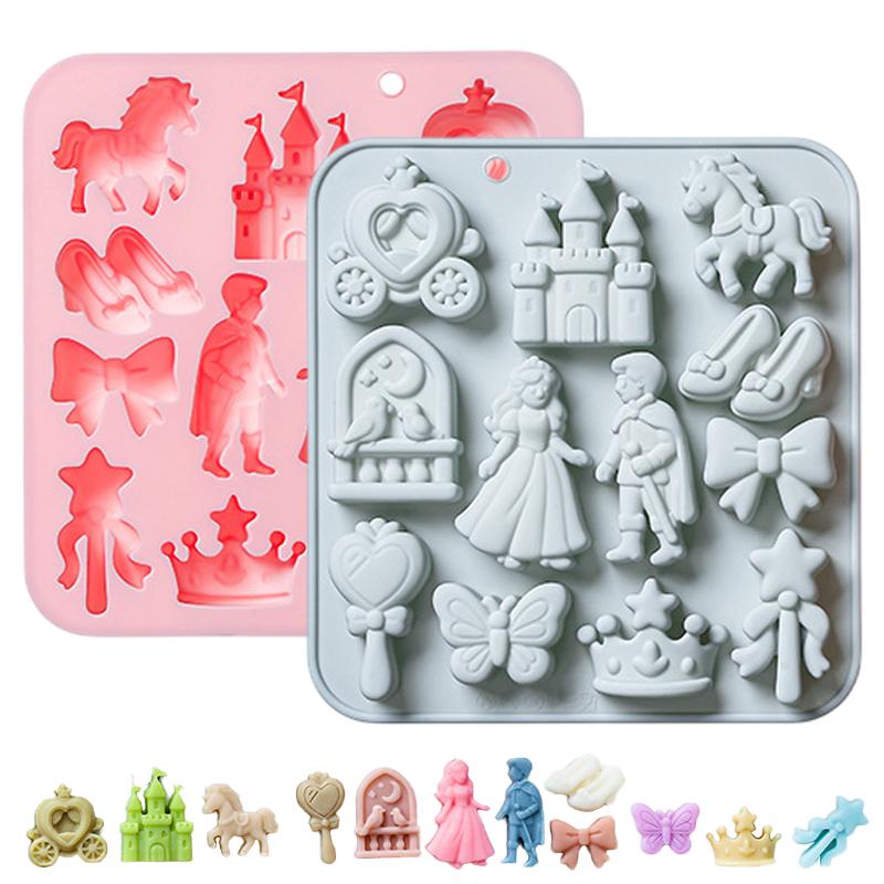 12 Cavity Prince, Princess Sil - Kitchen Baking Molds review and price