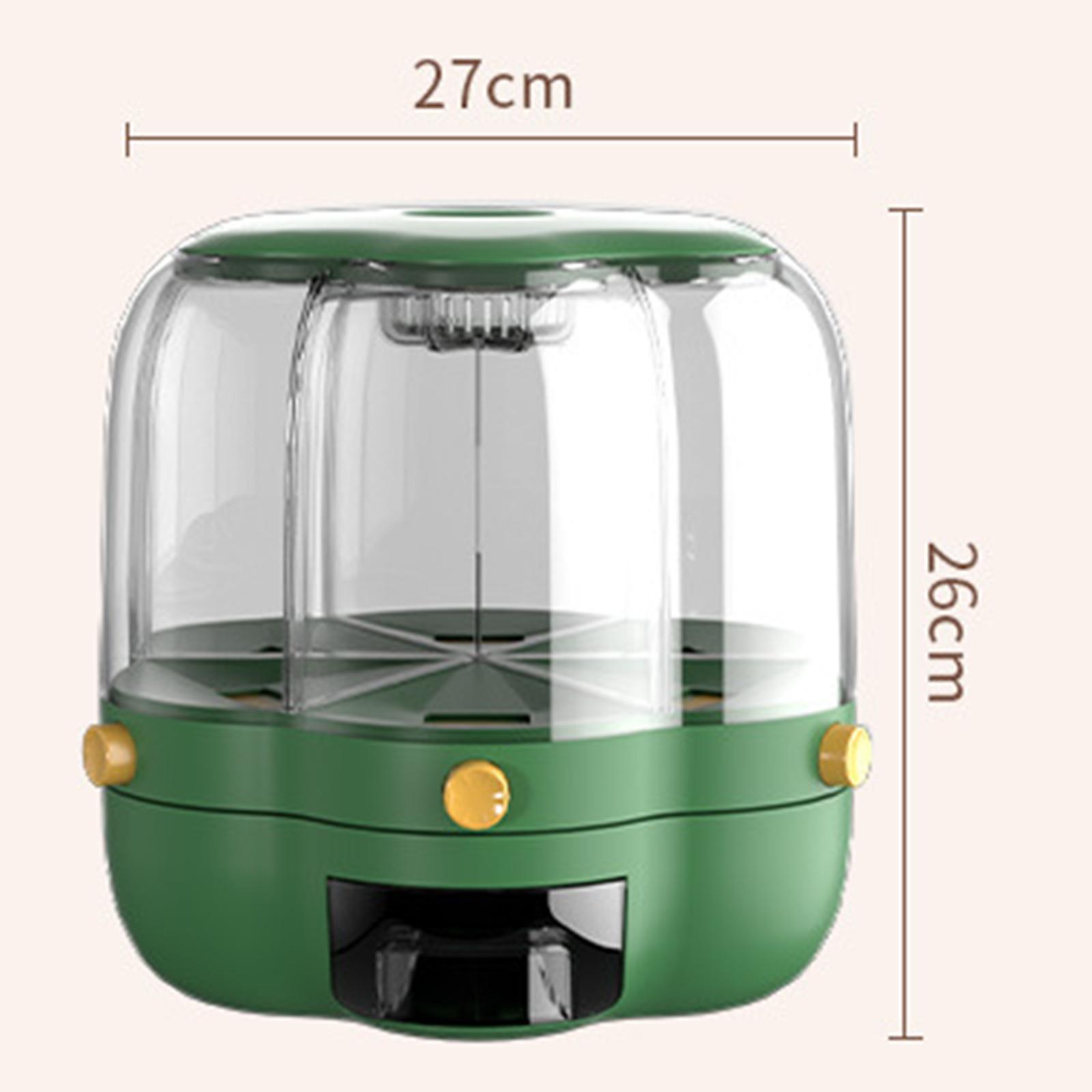 Rotating Cereal Dispenser Rice - Kitchen Baking Pantry review and price