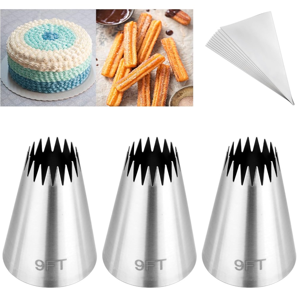 3Pcs Piping Bags and Tips Set, - Piping Bag Disposable review and price