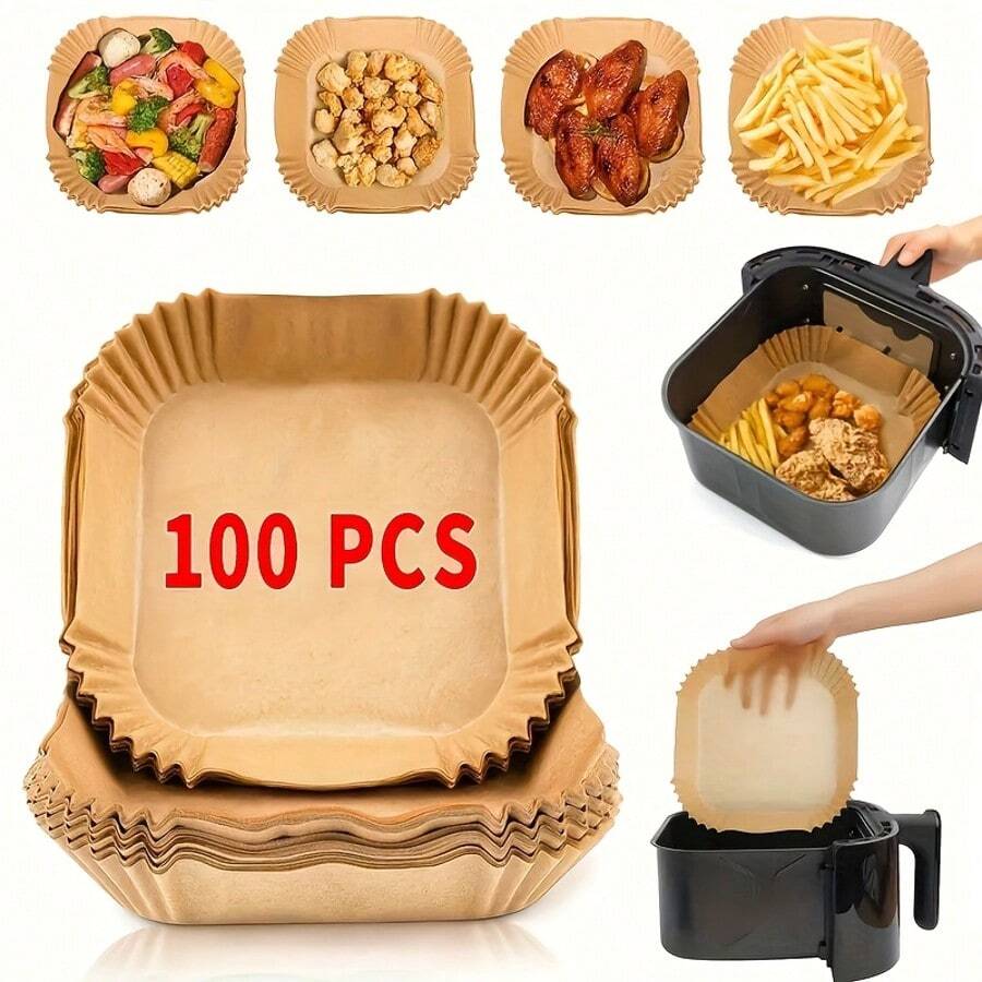 SGIAWETA-100pcs, Square Dispos - Kitchen Baking Gift Basket review and price