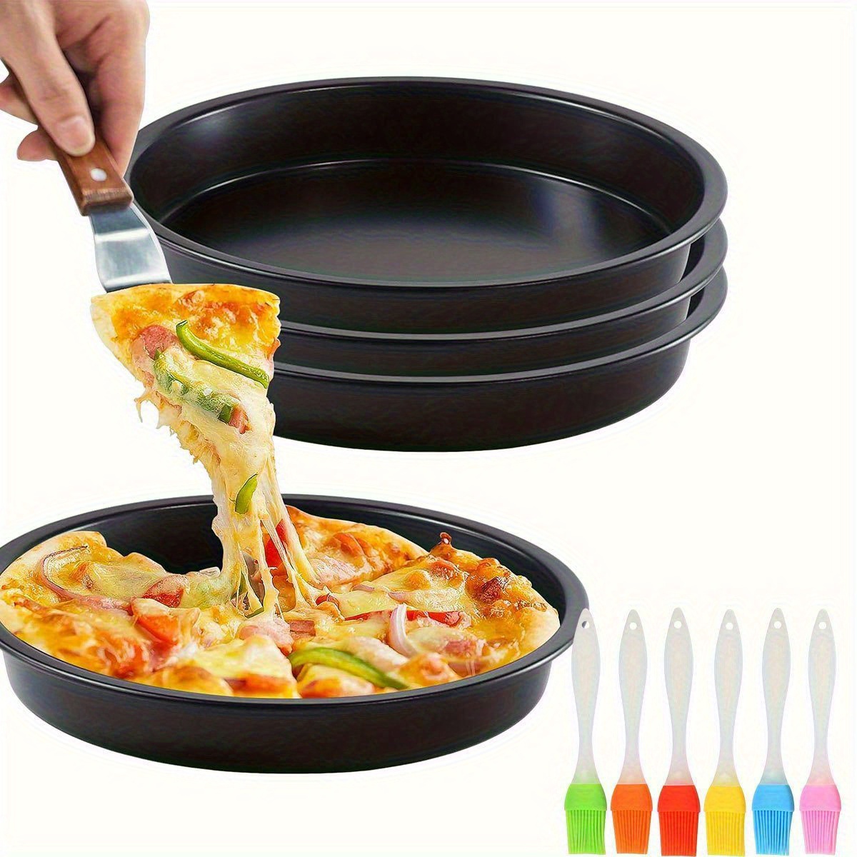 6/8/9/10inch Non-Stick Pizza T - Kitchen Baking Brush review and price