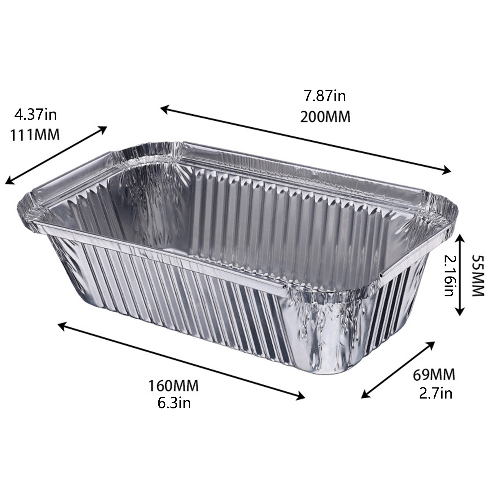 20pcs Large Deep Disposable Al - Kitchen Baking Tray Set review and price
