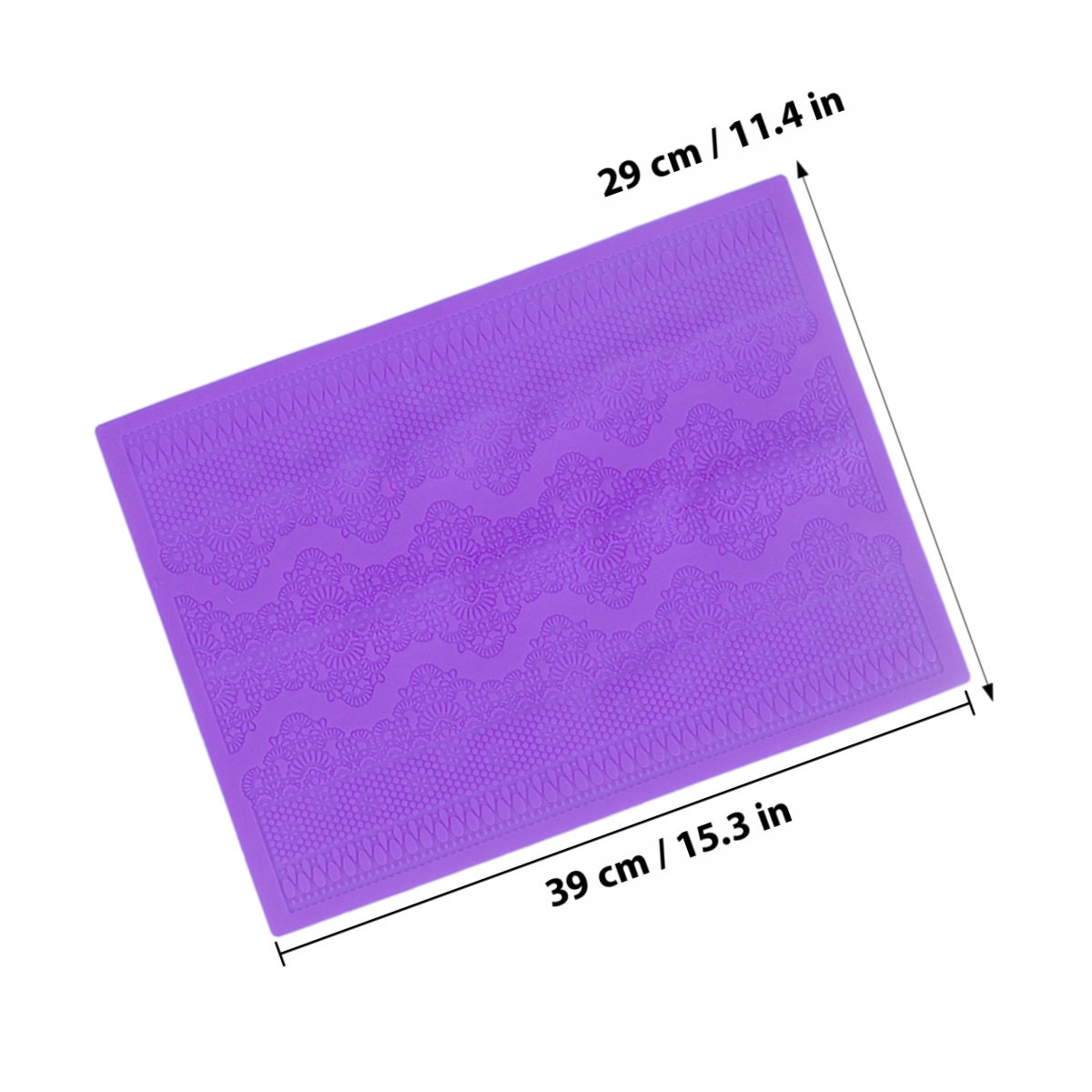 1pcs Silicone Mat Purple Food- - Kitchen Baking Molds review and price
