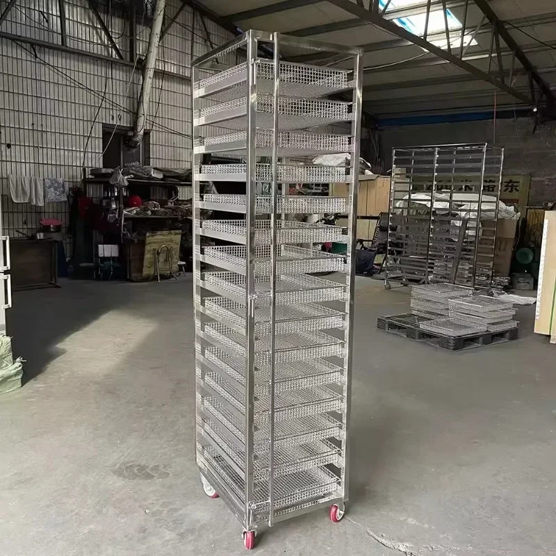 Bakery Stainless Steel 15 Laye - Kitchen Baking Trolley review and price