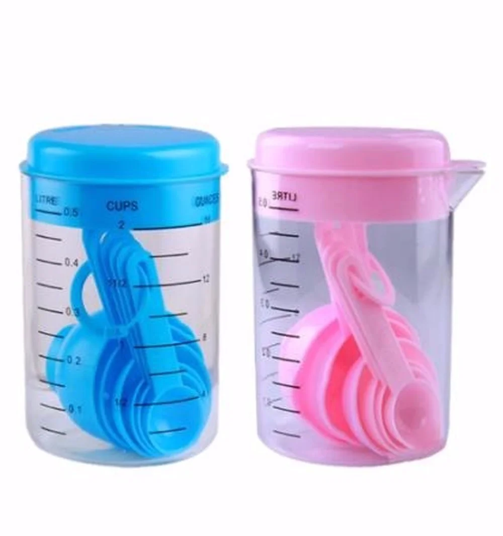 7 Pieces / Set Plastic Measuri - Kitchen Baking Tray Set review and price