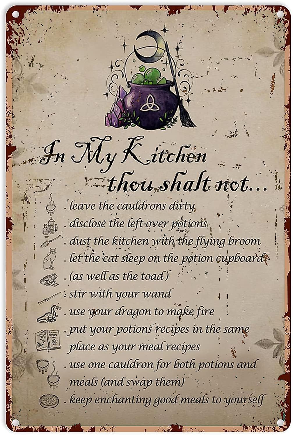 Witch Decor Halloween Vintage  - Kitchen Witch Baking review and price