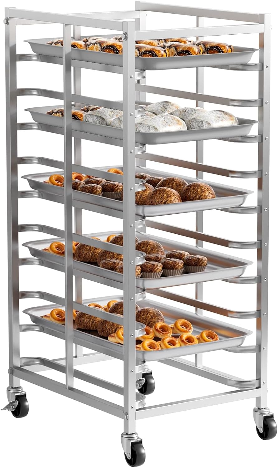 Commercial Stainless Steel Bak - Kitchen Baking Trolley review and price