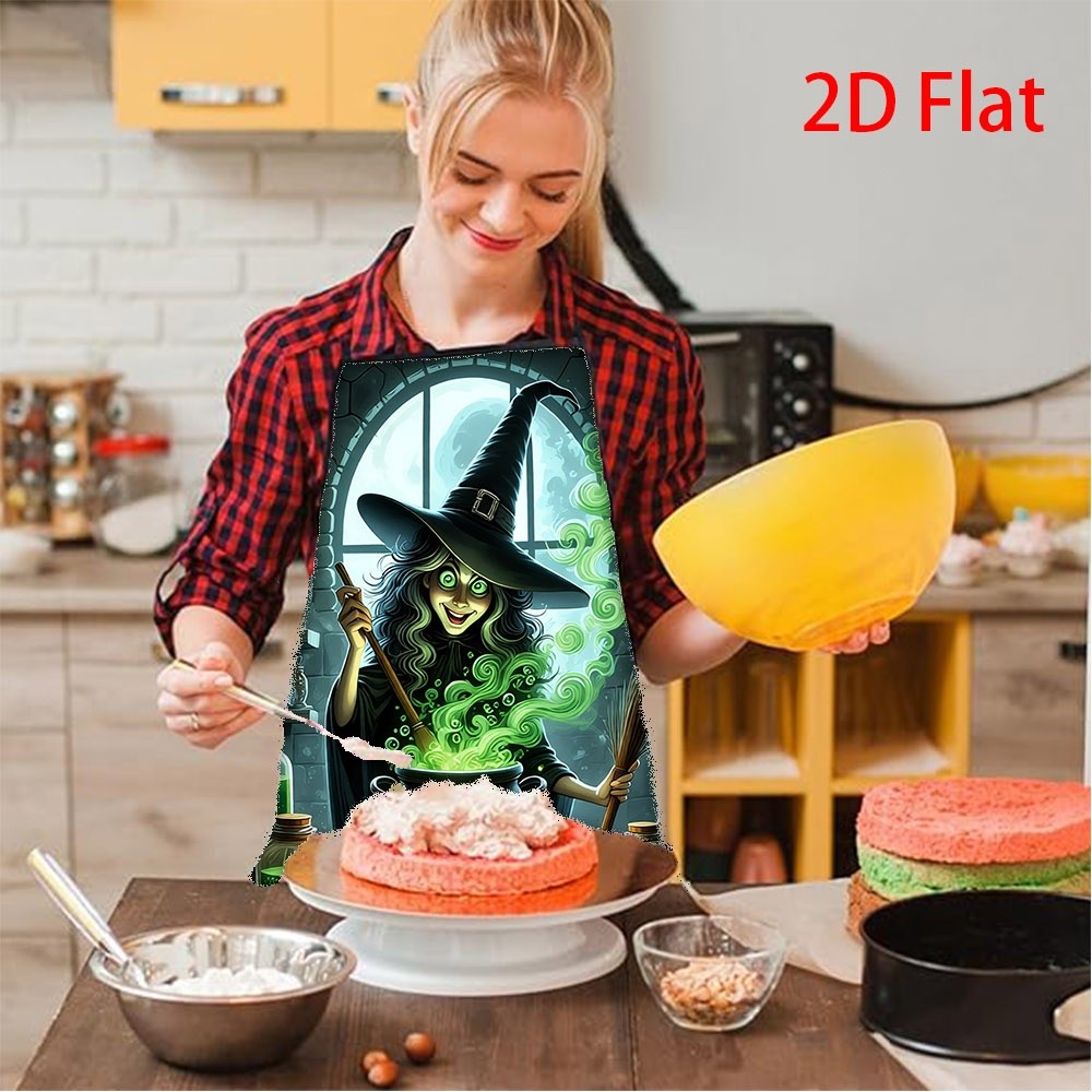 Funny Witch Cooking Apron, Hal - Kitchen Witch Baking review and price
