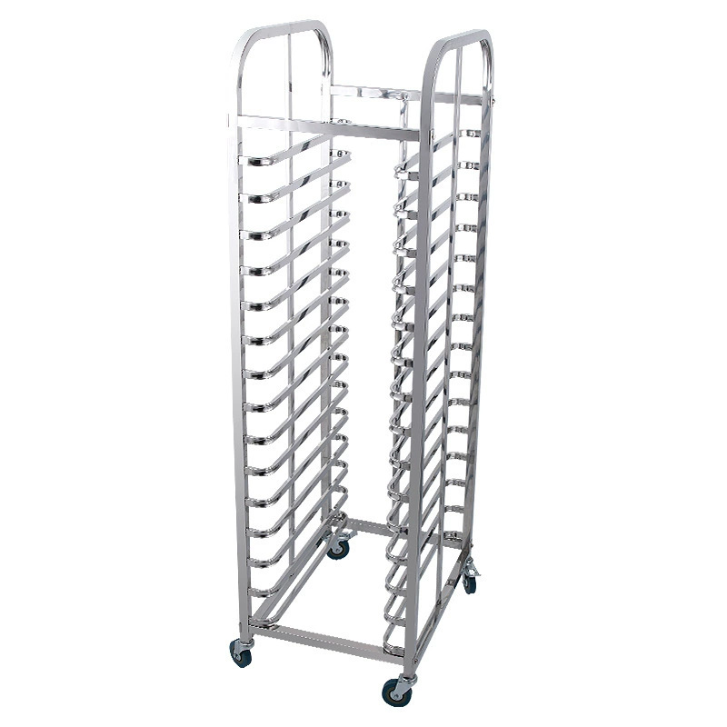 Stainless Steel 15-Tier Double - Kitchen Baking Trolley review and price