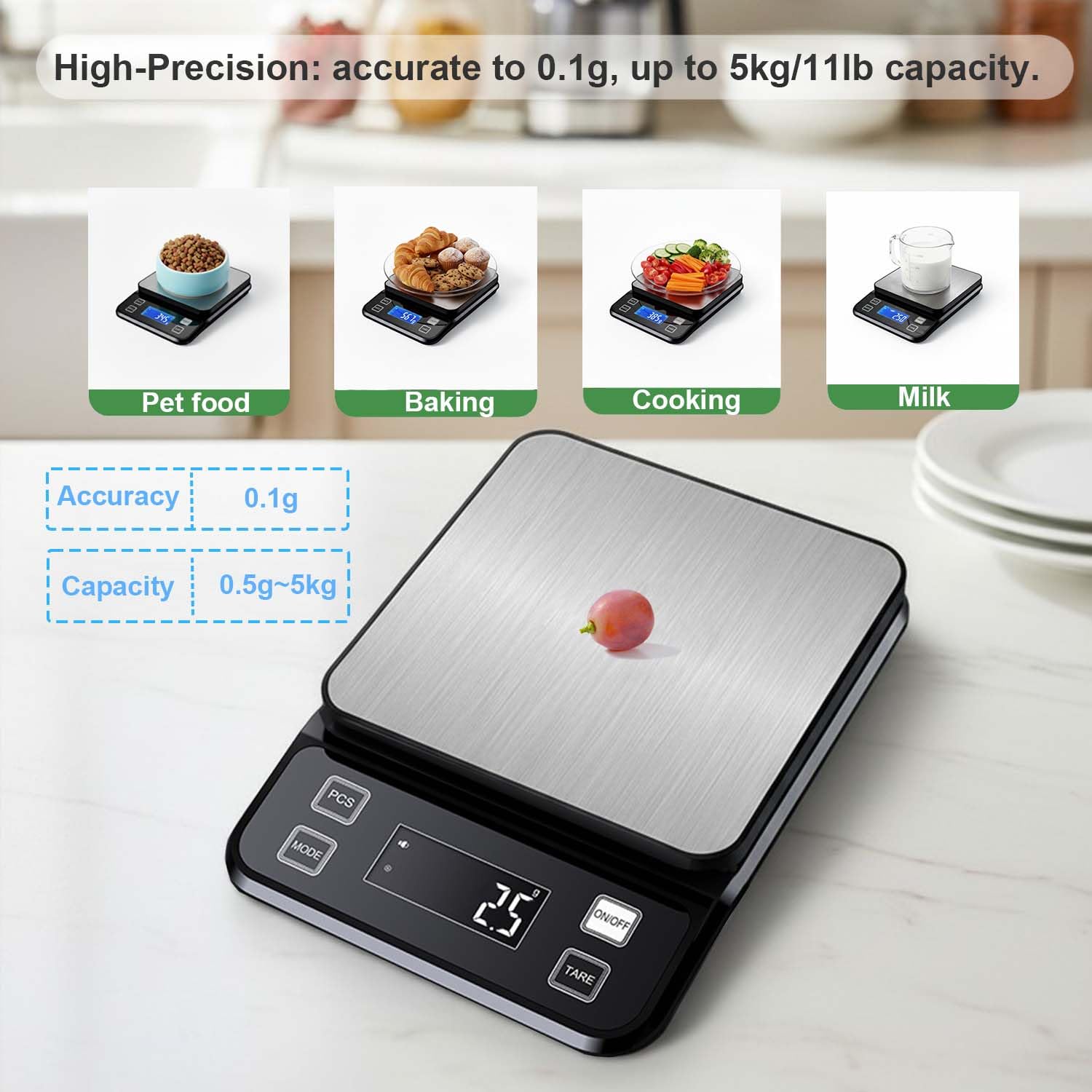 2026 New Waterproof Digital Ki - Kitchen Scale Precise review and price