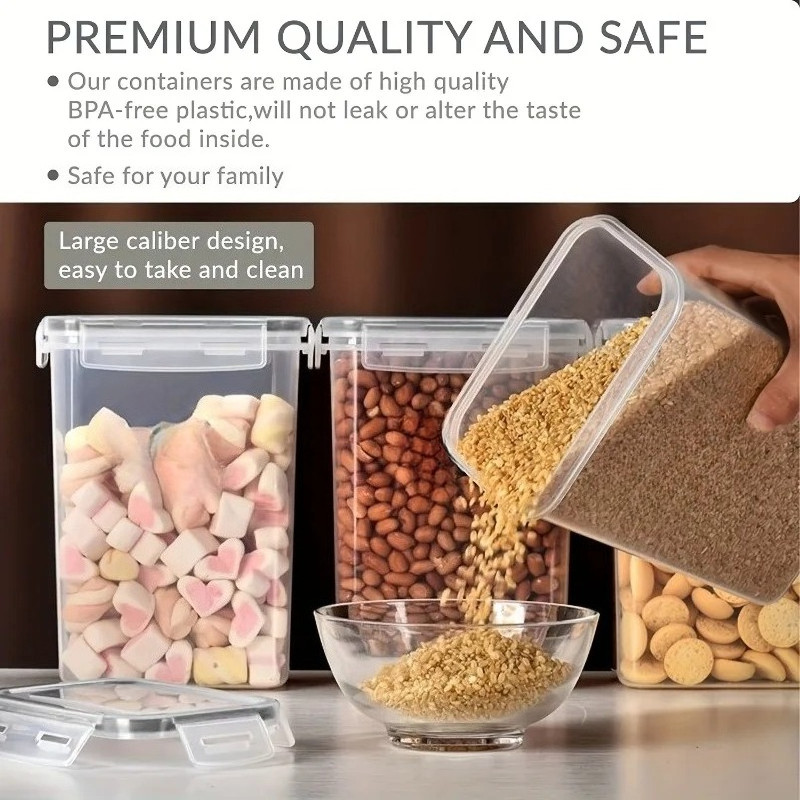 6Pcs Airtight Food Storage Con - Kitchen Baking Pantry review and price