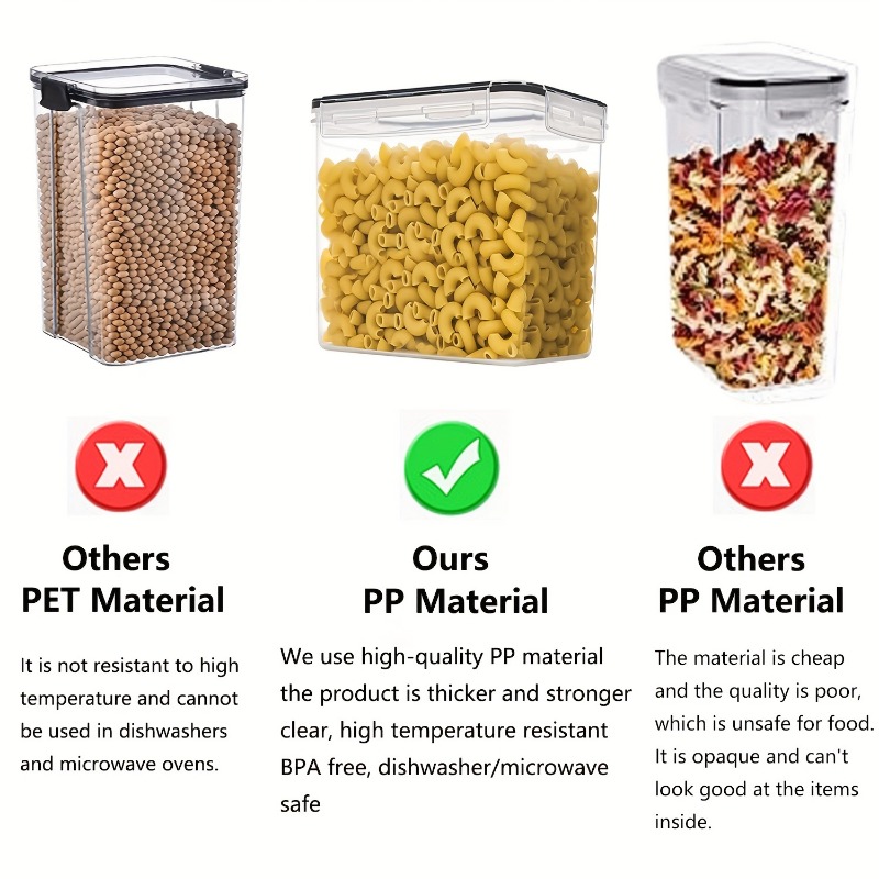 6Pcs Airtight Food Storage Con - Kitchen Baking Pantry review and price