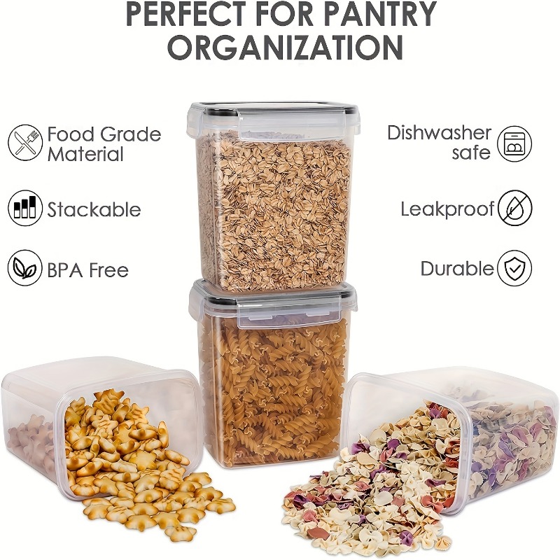 6Pcs Airtight Food Storage Con - Kitchen Baking Pantry review and price