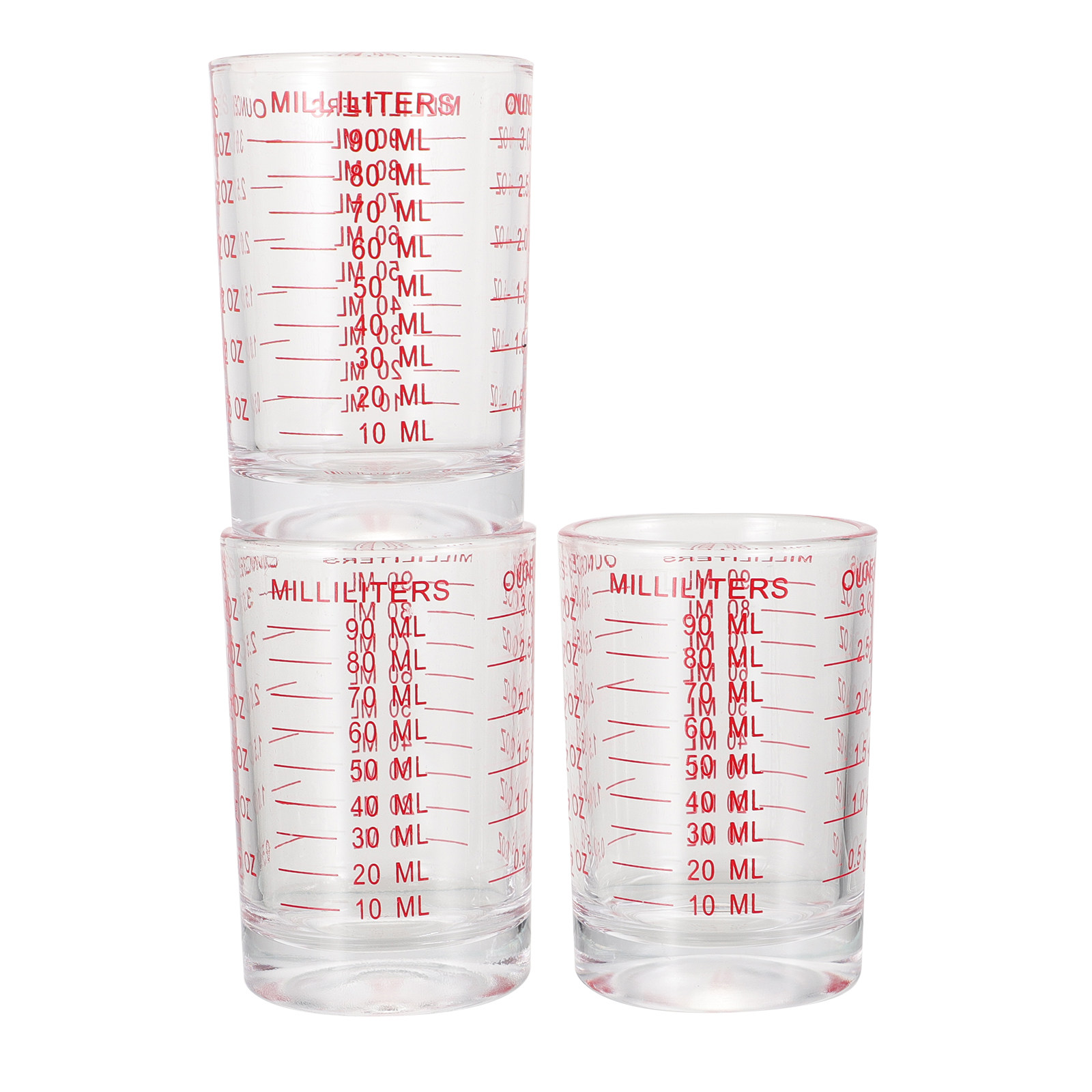 3Pcs Glass Measuring Cups Set  - Kitchen Baking Area review and price