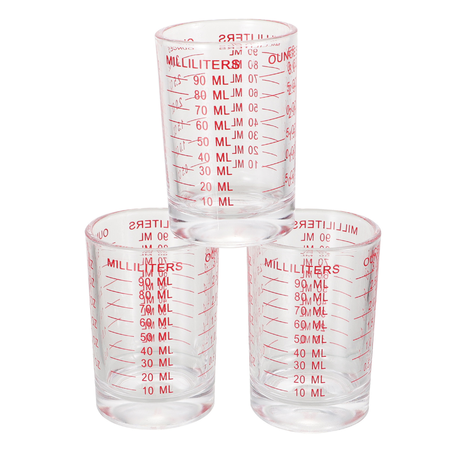 3Pcs Glass Measuring Cups Set  - Kitchen Baking Area review and price