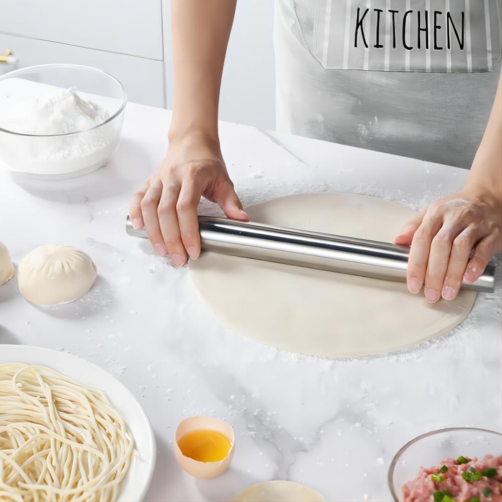 Stainless Steel Rolling Pin Ba - Bread Baking Kitchen Utensils review and price