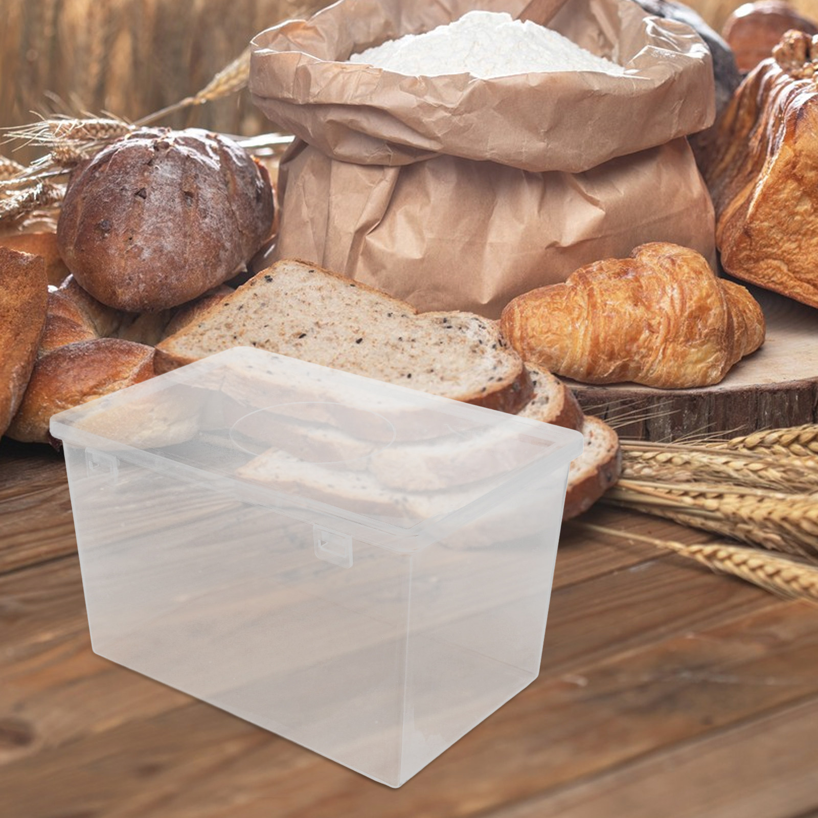 Clear Airtight Bread Box for K - Kitchen Baking Pantry review and price