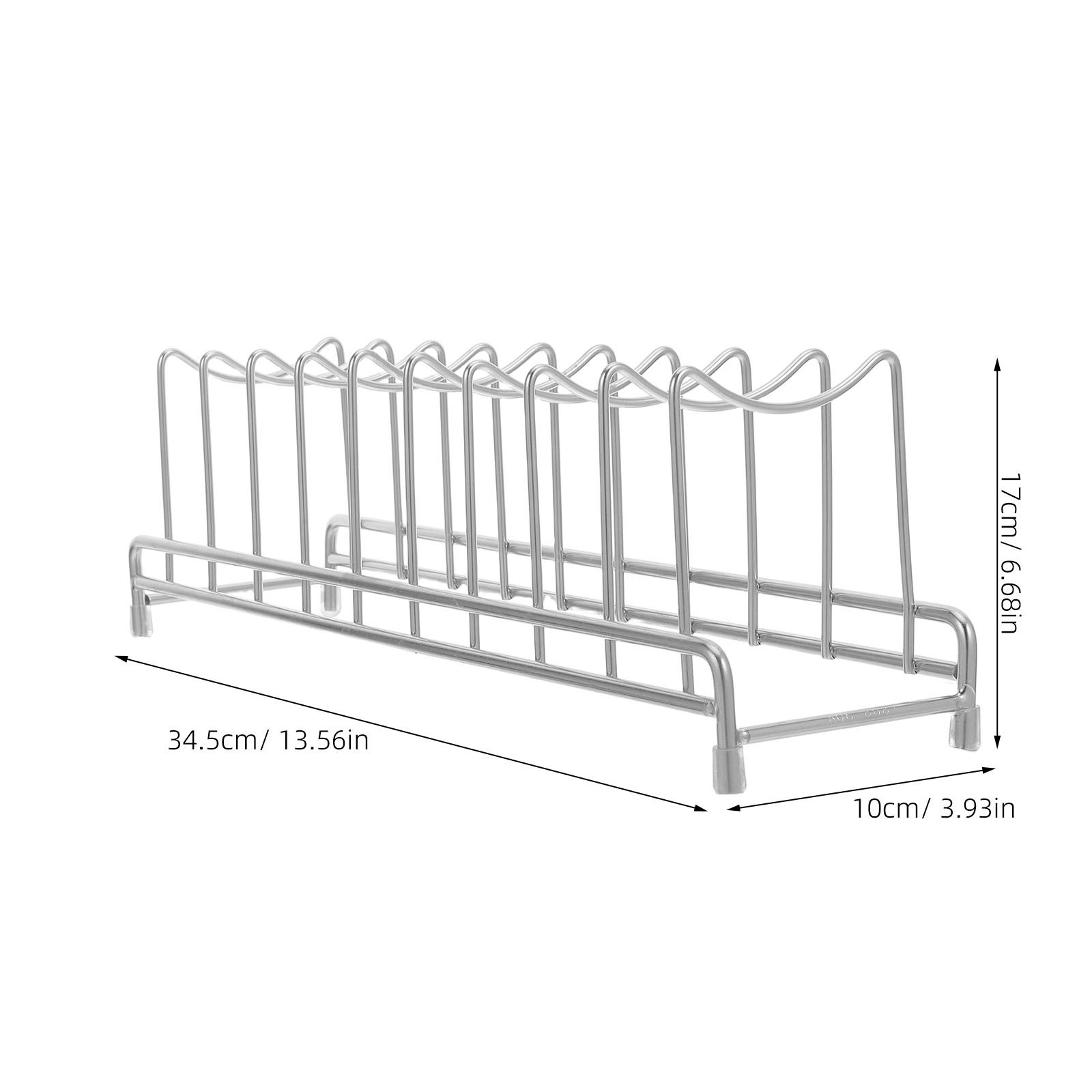 Stainless Steel 9 Section Pot  - Kitchen Cabinet Baking Sheet Organizer review and price