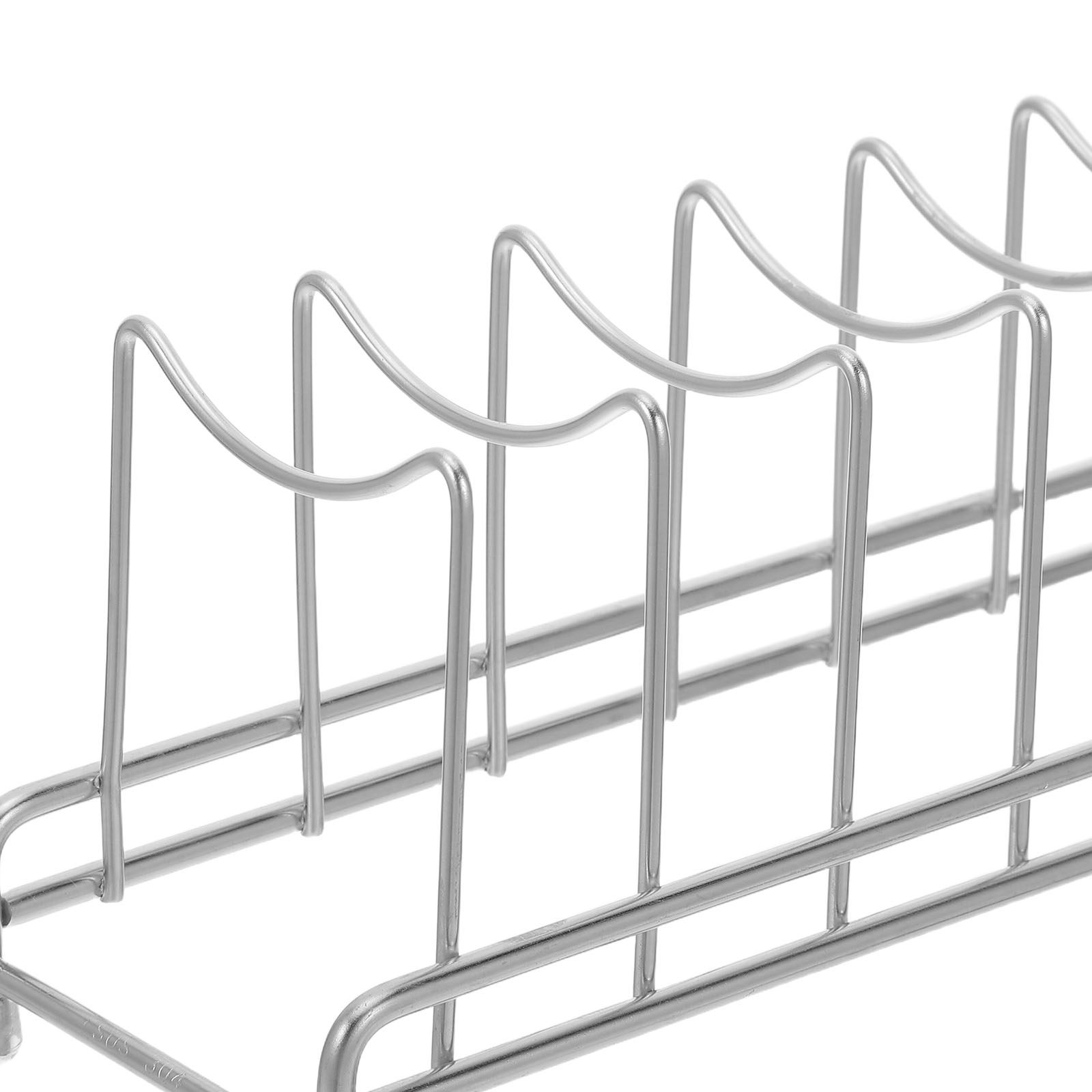 Stainless Steel 9 Section Pot  - Kitchen Cabinet Baking Sheet Organizer review and price