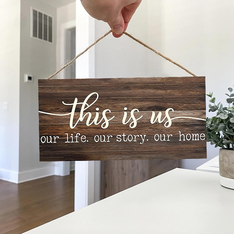 Rustic This is us Wall Hanging - Kitchen Queen review and price