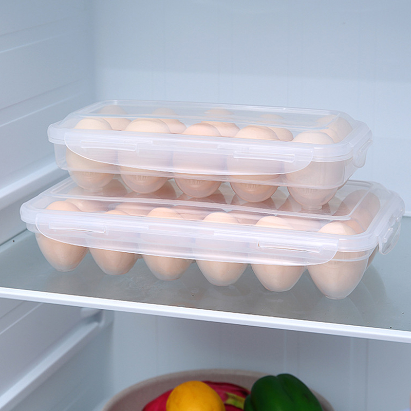 1/2pc 10Grids Egg Storage Box  - Kitchen Queen review and price