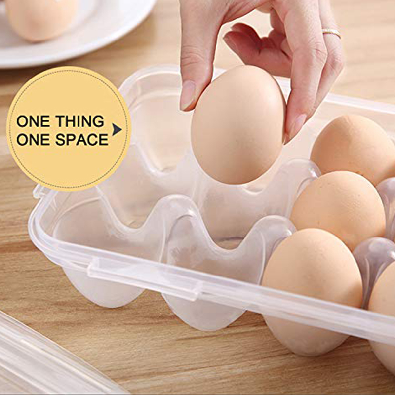 1/2pc 10Grids Egg Storage Box  - Kitchen Queen review and price