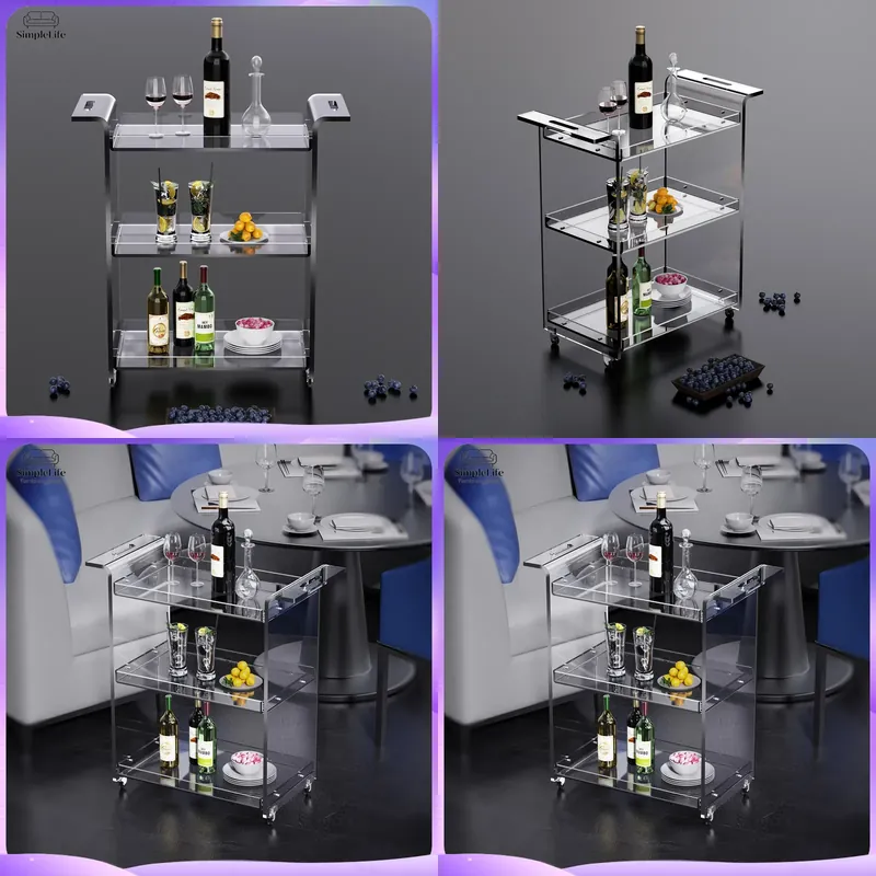 Modern 3-Tier Kitchen Cart wit - Kitchen Baking Trolley review and price