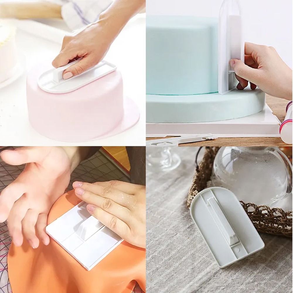 Plastic Cake Smoother DIY Fond - Kitchen Baking Brush review and price