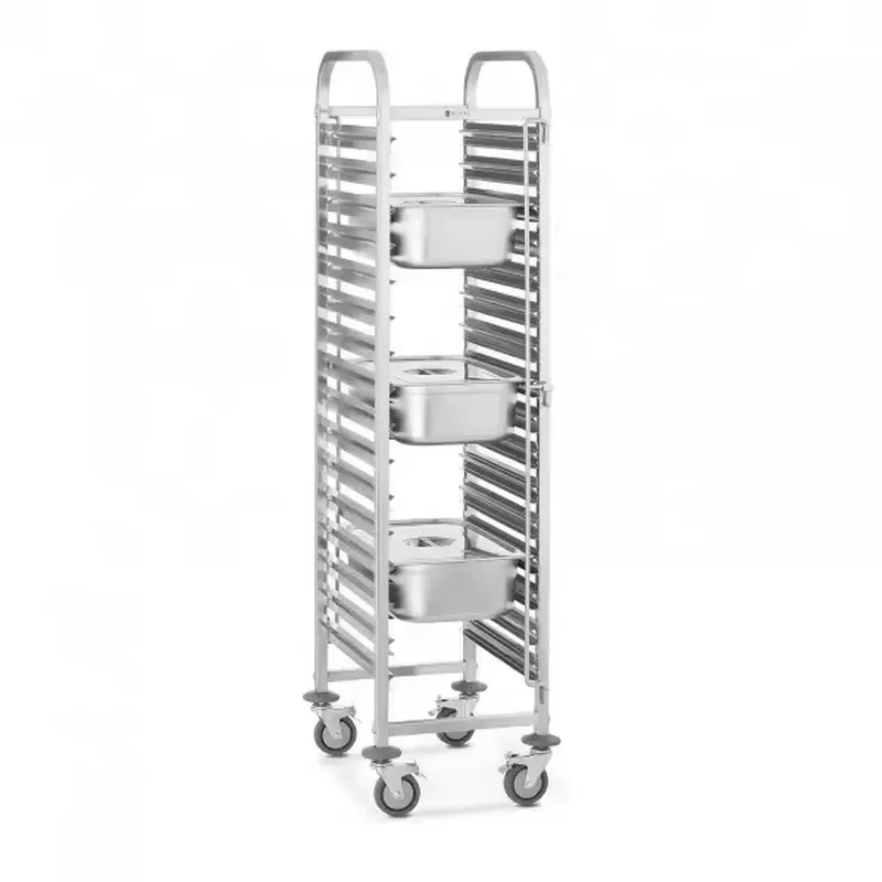 Stainless Steel Heavy-Duty 4-W - Kitchen Baking Trolley review and price