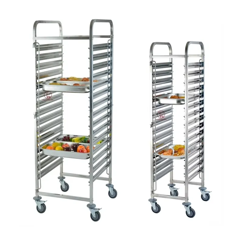 Stainless Steel Heavy-Duty 4-W - Kitchen Baking Trolley review and price
