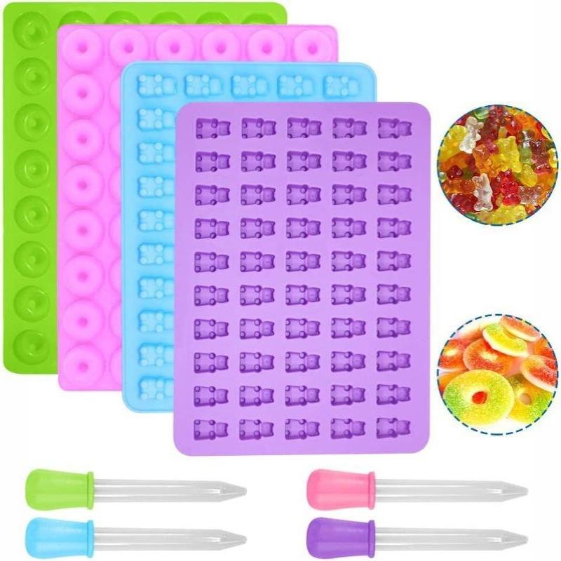 1/5Pcs Candy Gummy Jelly Trays - Kitchen Baking Tray Set review and price