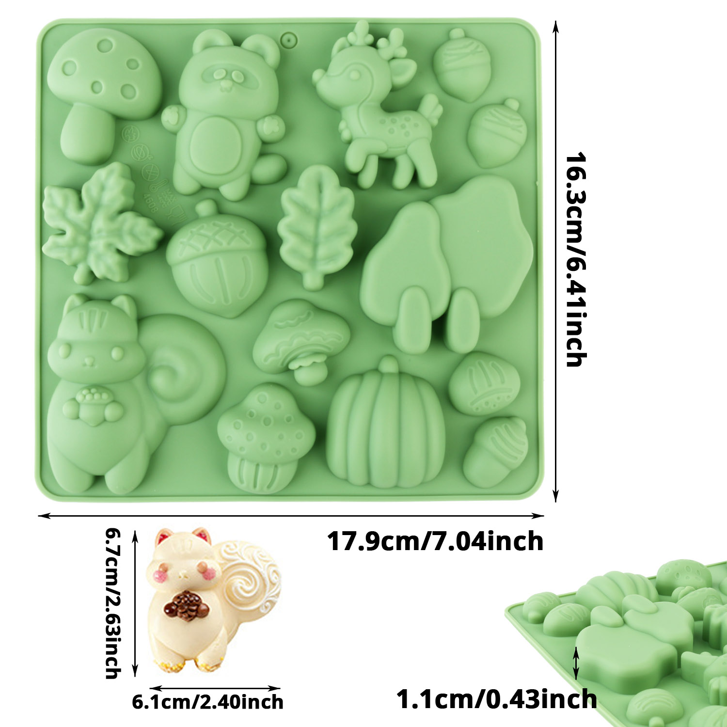 1 Silicone Cake Mold in the Sh - Kitchen Baking Molds review and price
