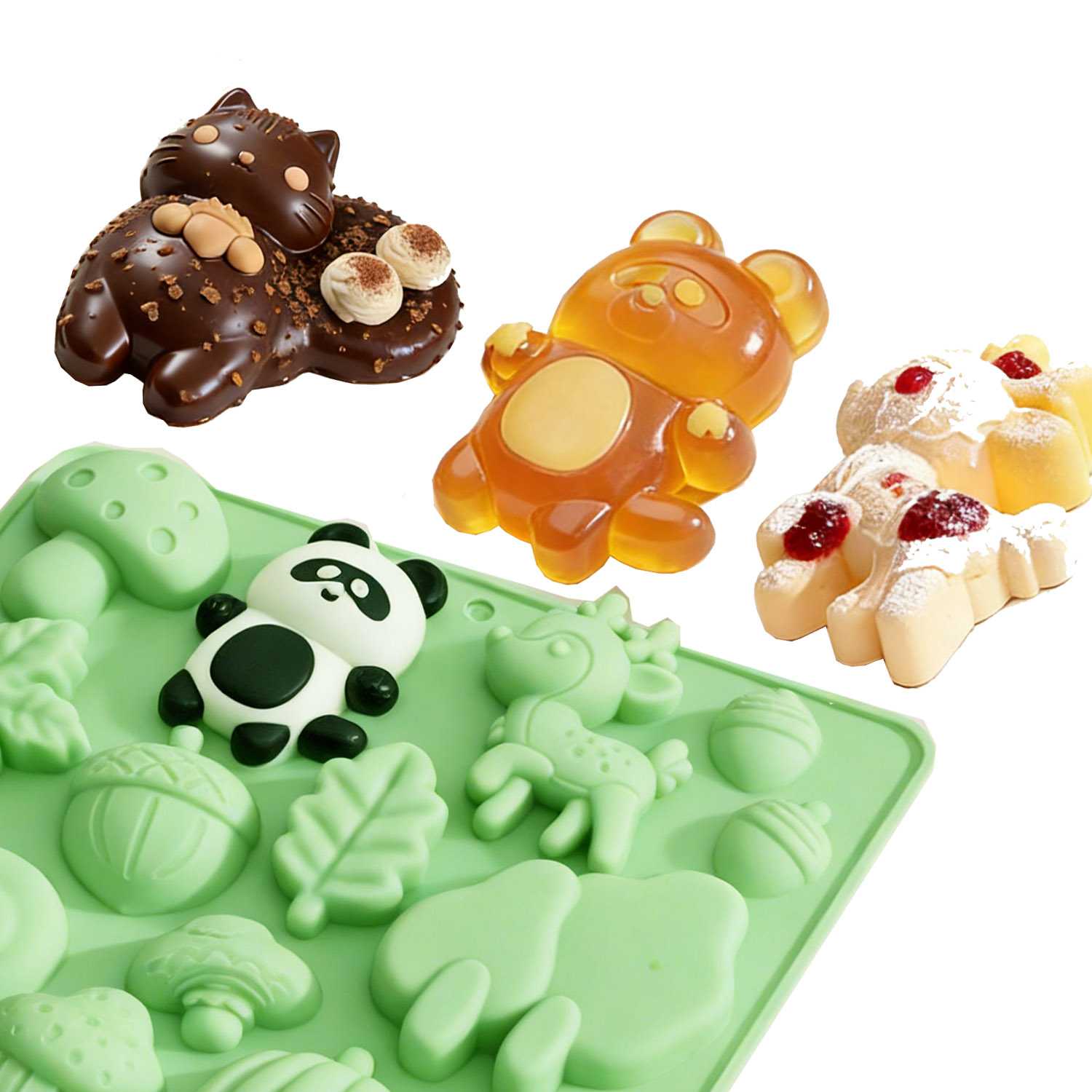 1 Silicone Cake Mold in the Sh - Kitchen Baking Molds review and price