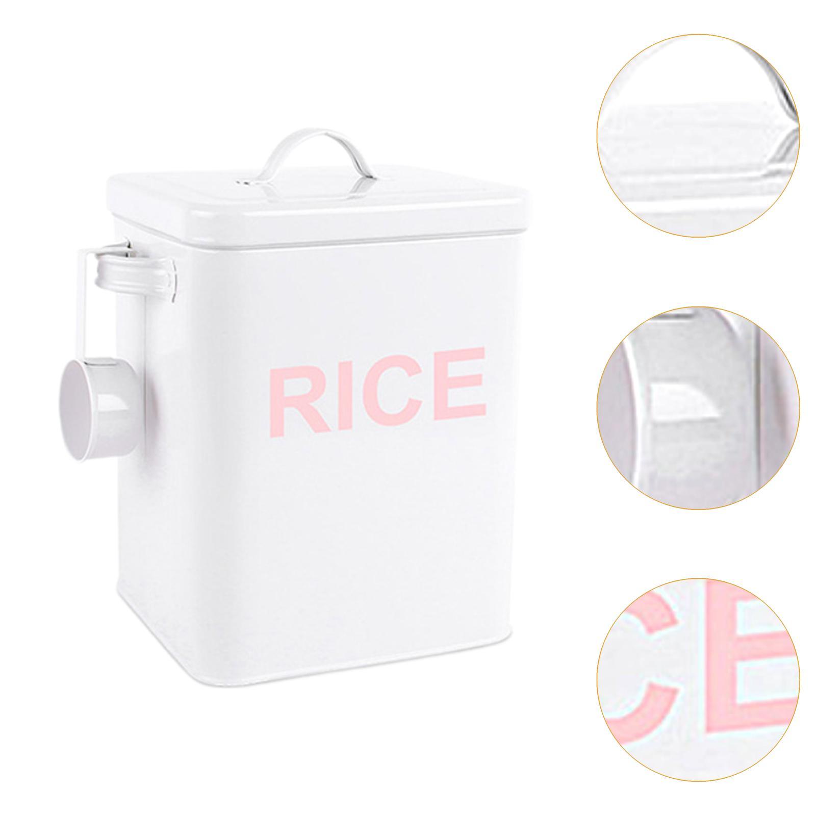 Sealed Metal Rice Storage Box  - Kitchen Baking Pantry review and price