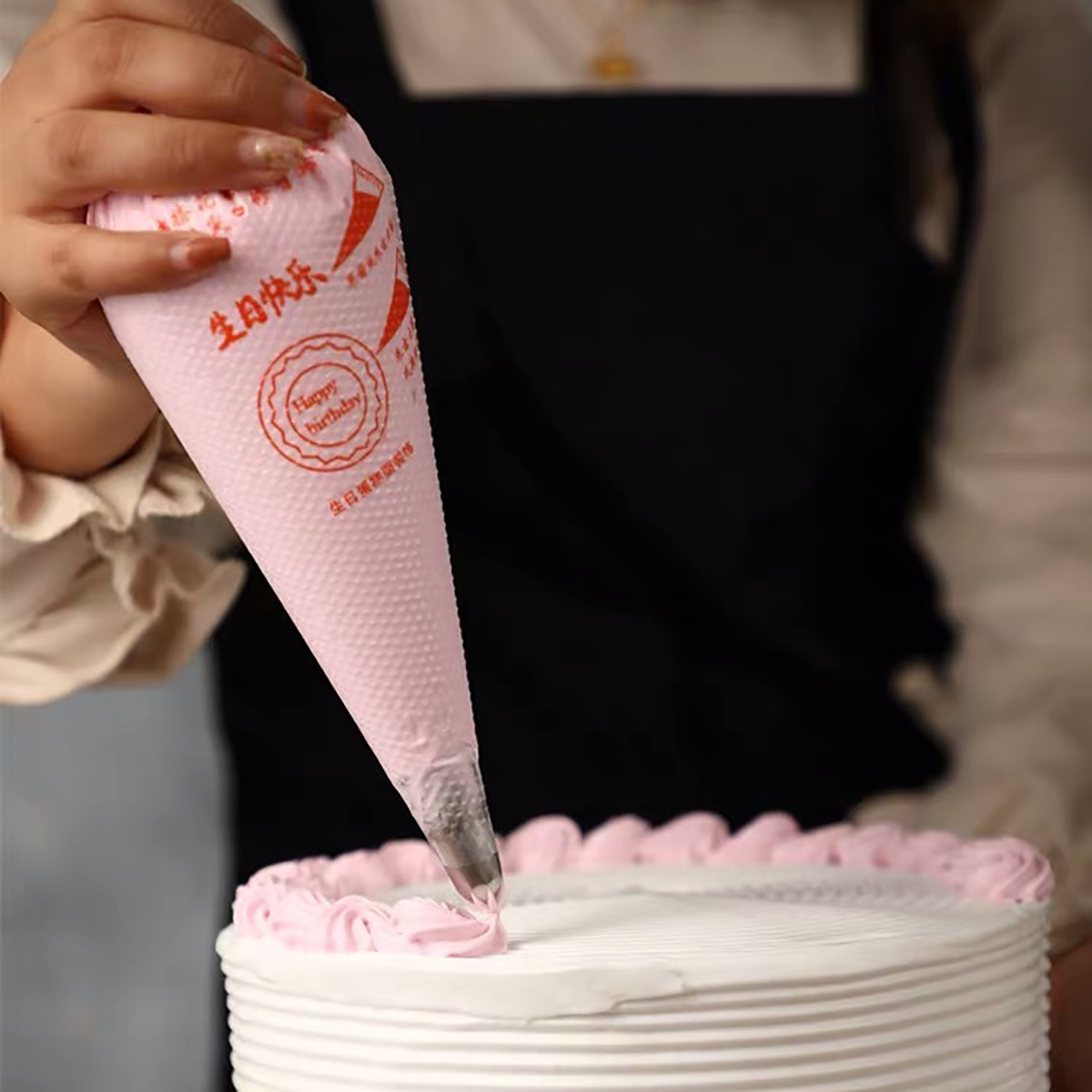 100 PCS Thick Disposable Pastr - Piping Bag Disposable review and price