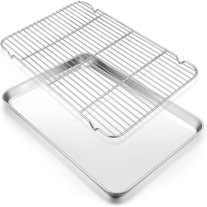 304 Stainless Steel Baking Tra - Kitchen Baking Tray Set review and price